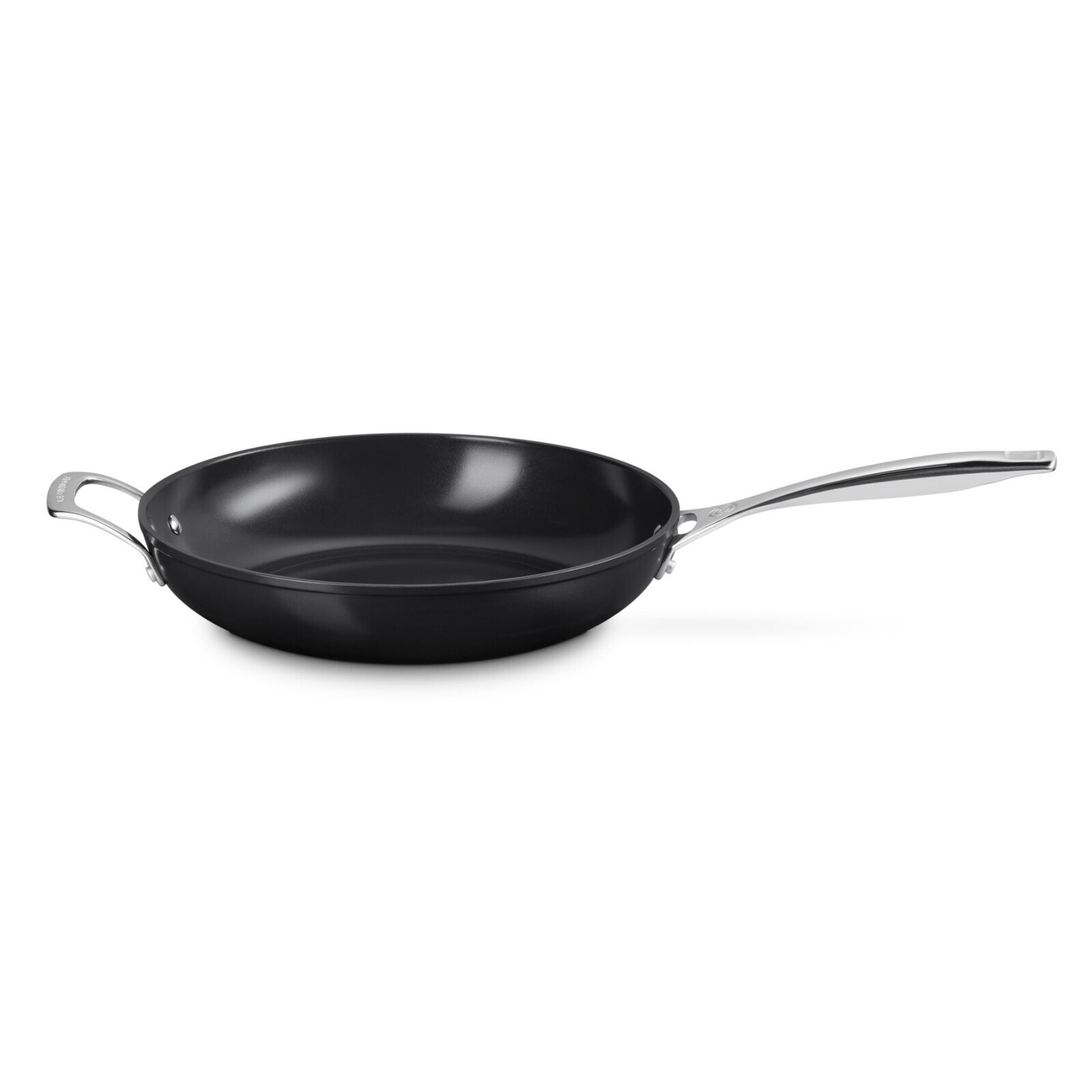 Nepriľnavá panvica ESSENTIAL 30 x 6,5 cm, čierna, hliník, Le Creuset