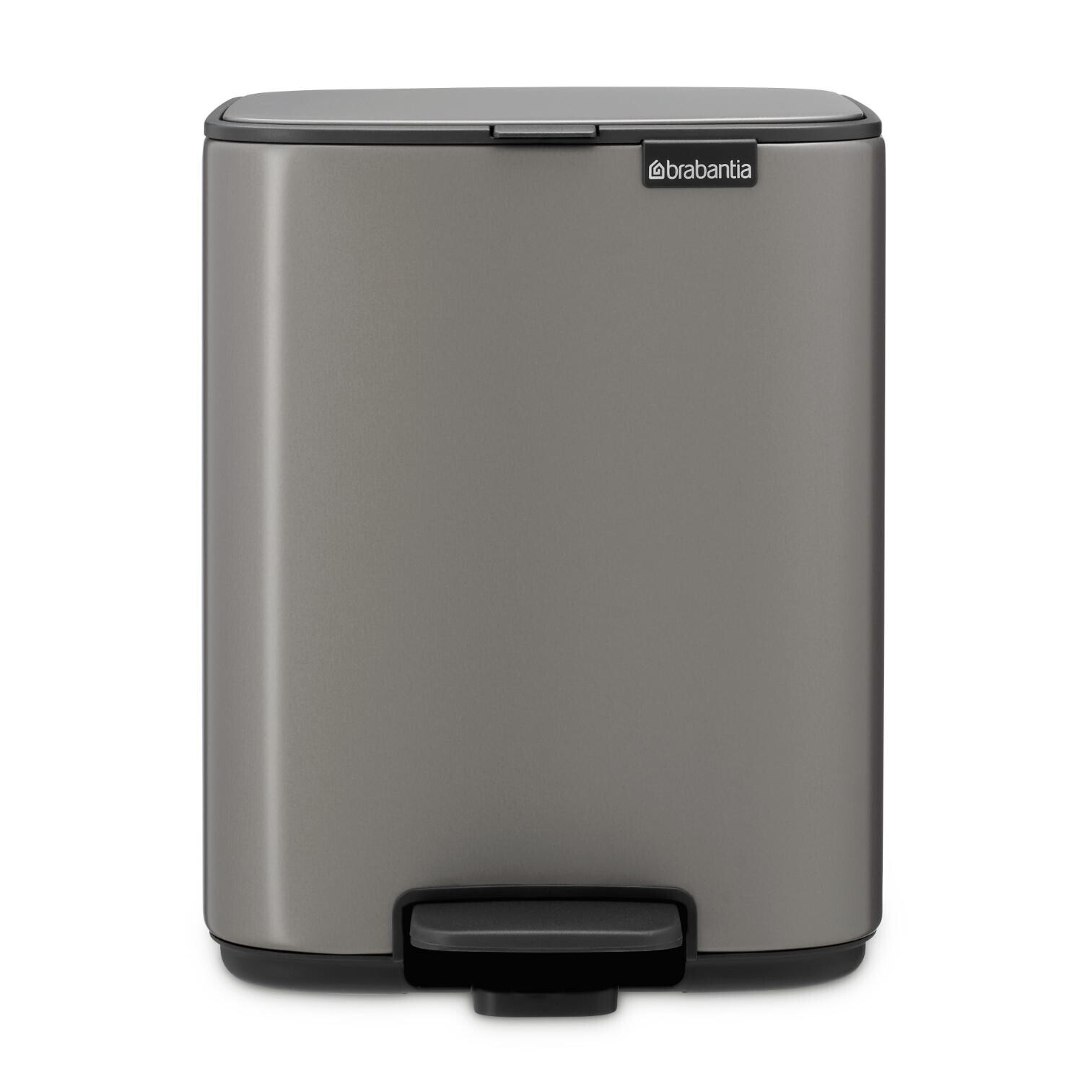Pedálový odpadkový kôš BO 7 l, platinová, oceľ, Brabantia