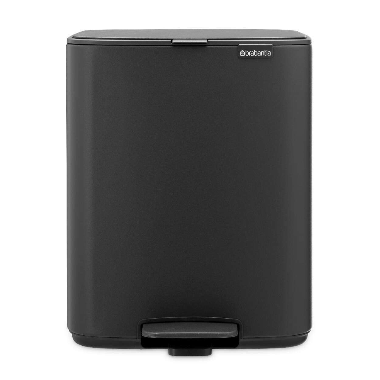 Pedálový odpadkový kôš BO 12 l, minerálne šedá, oceľ, Brabantia