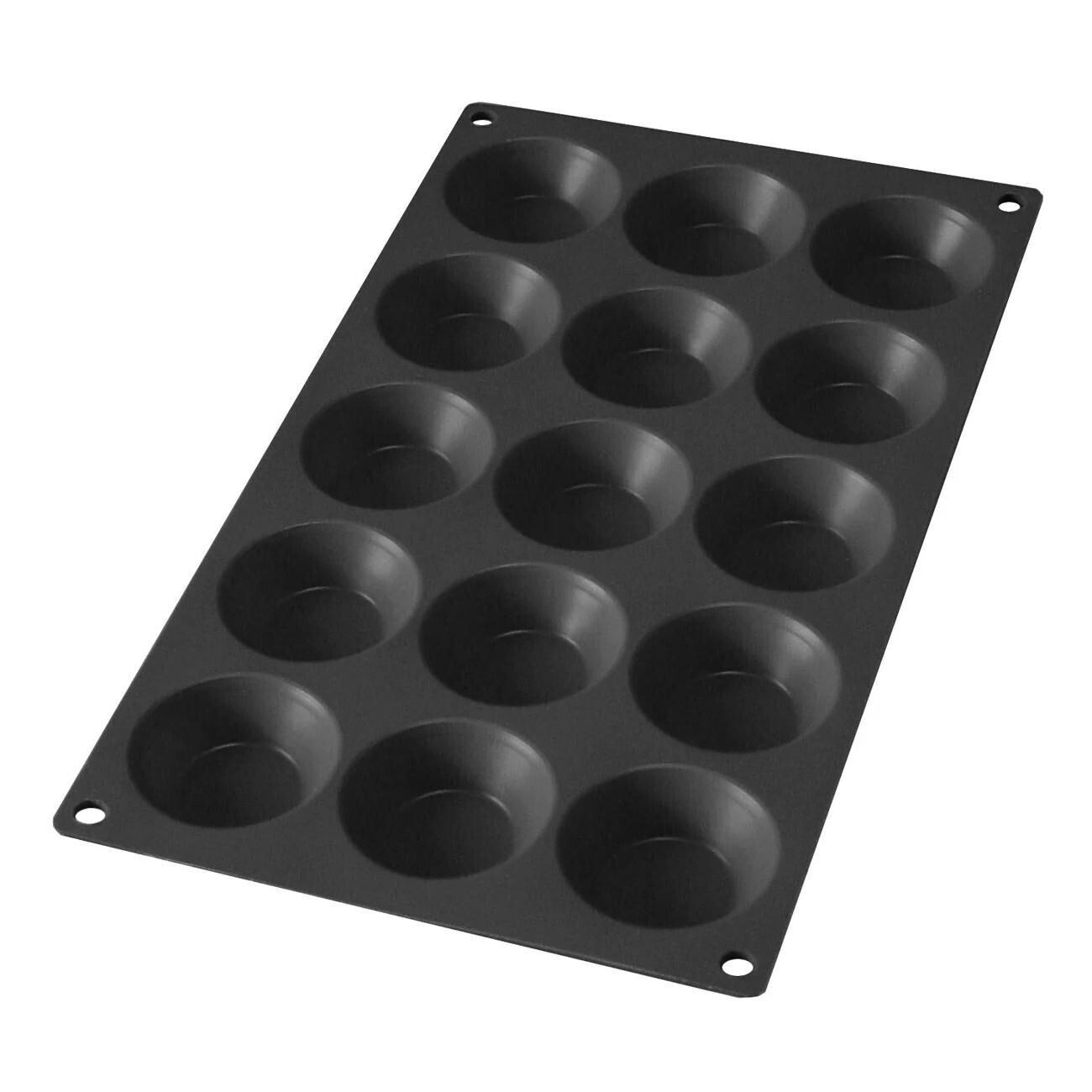 Forma na tartaletky 30 x 17 cm, čierna, silikón, Lékué