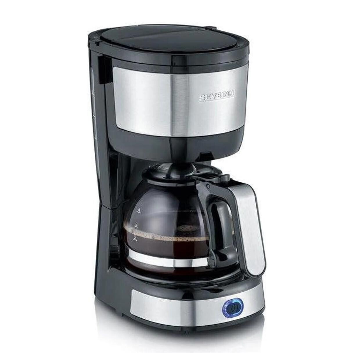 Kávovar na prekapávanú kávu KA 4819, strieborná, Severin