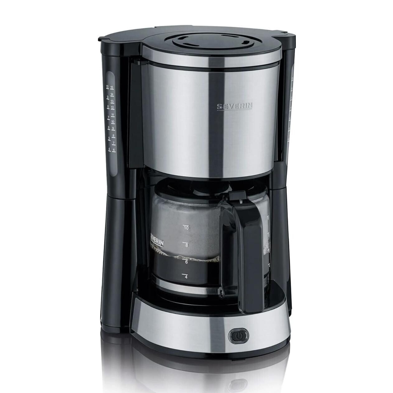 Kávovar na prekapávanú kávu KA 4823 TYPE, strieborná, Severin