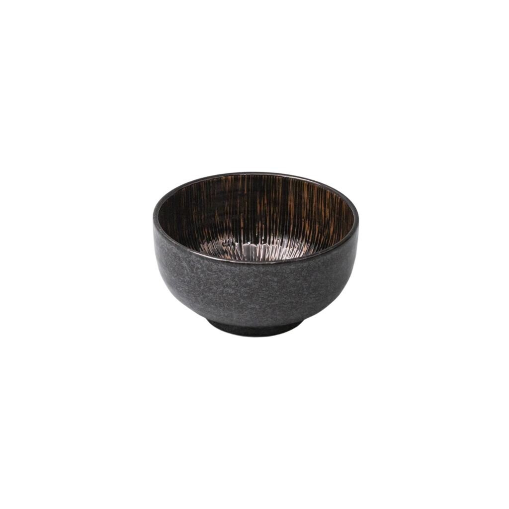 Jedálenská miska BRONZE CONVERGING 16 cm, hnedá, keramika, MIJ