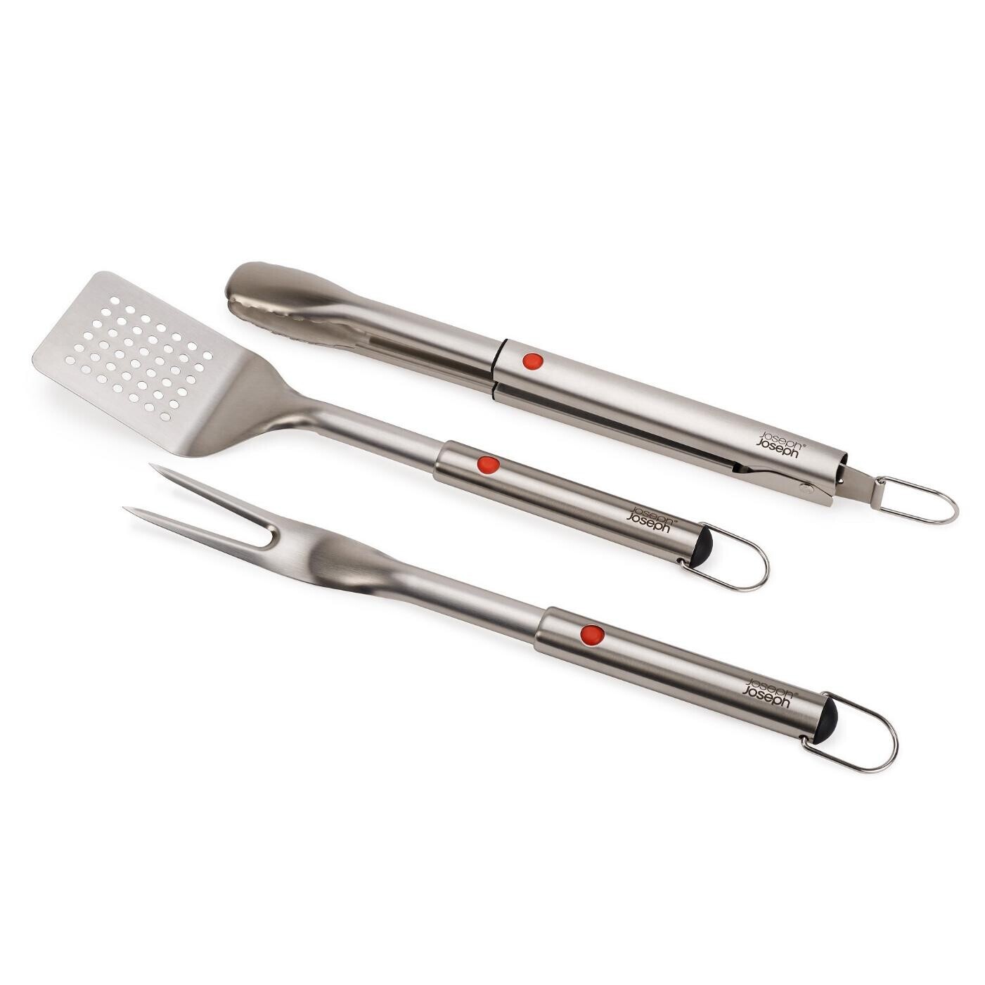 Náčinie na grilovanie GRILLOUT 2000004, sada 3 ks, nerezová oceľ, Joseph Joseph