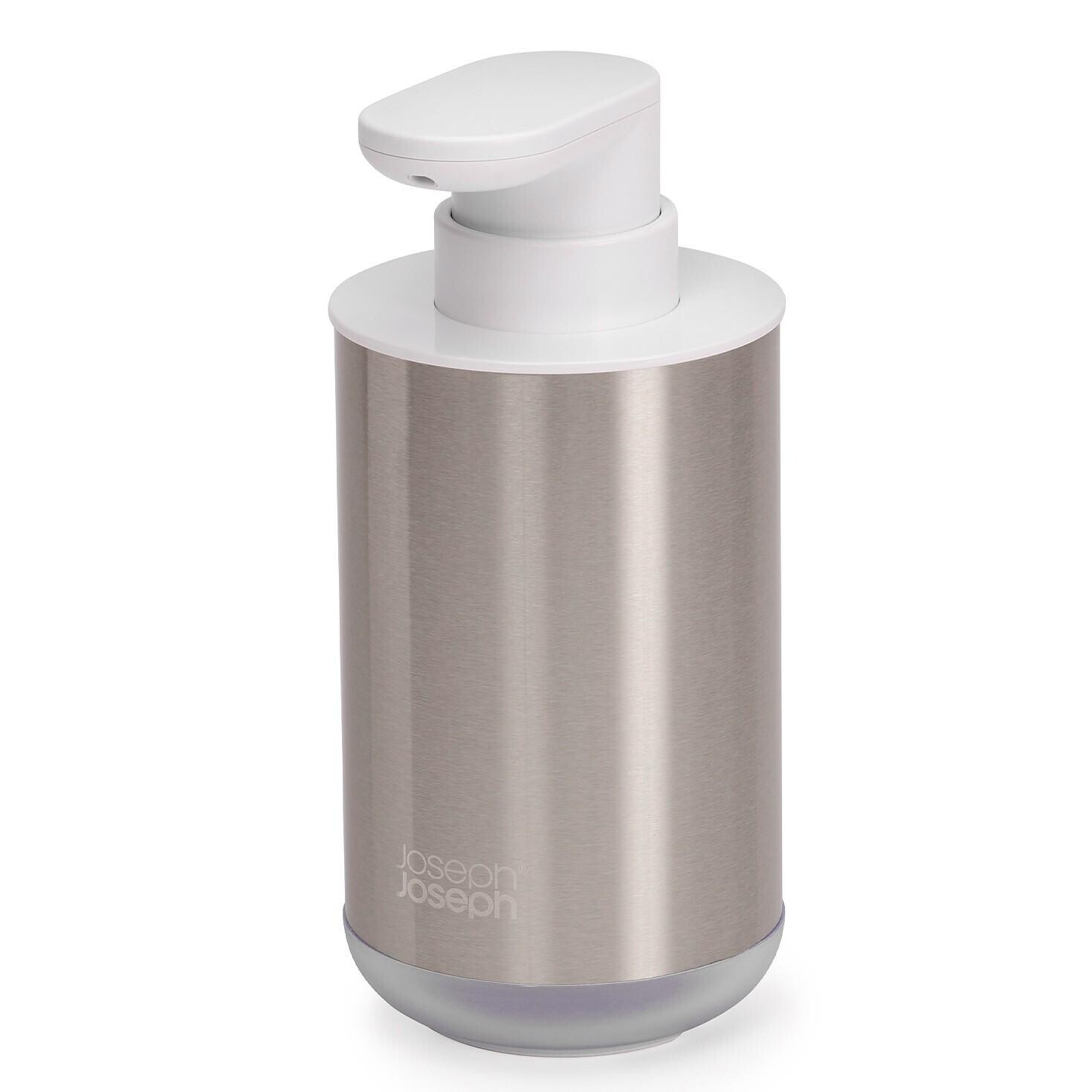 Dávkovač mydla DUO 70608 300 ml, strieborná, nerezová oceľ, Joseph Joseph