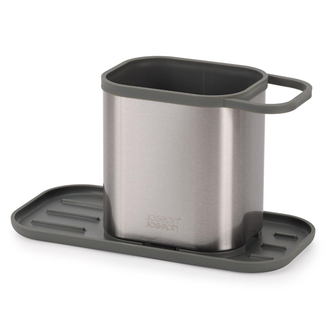 Organizér ku drezu DUO STEEL 851681 23 cm, strieborná, plast / nerezová oceľ, Joseph Joseph