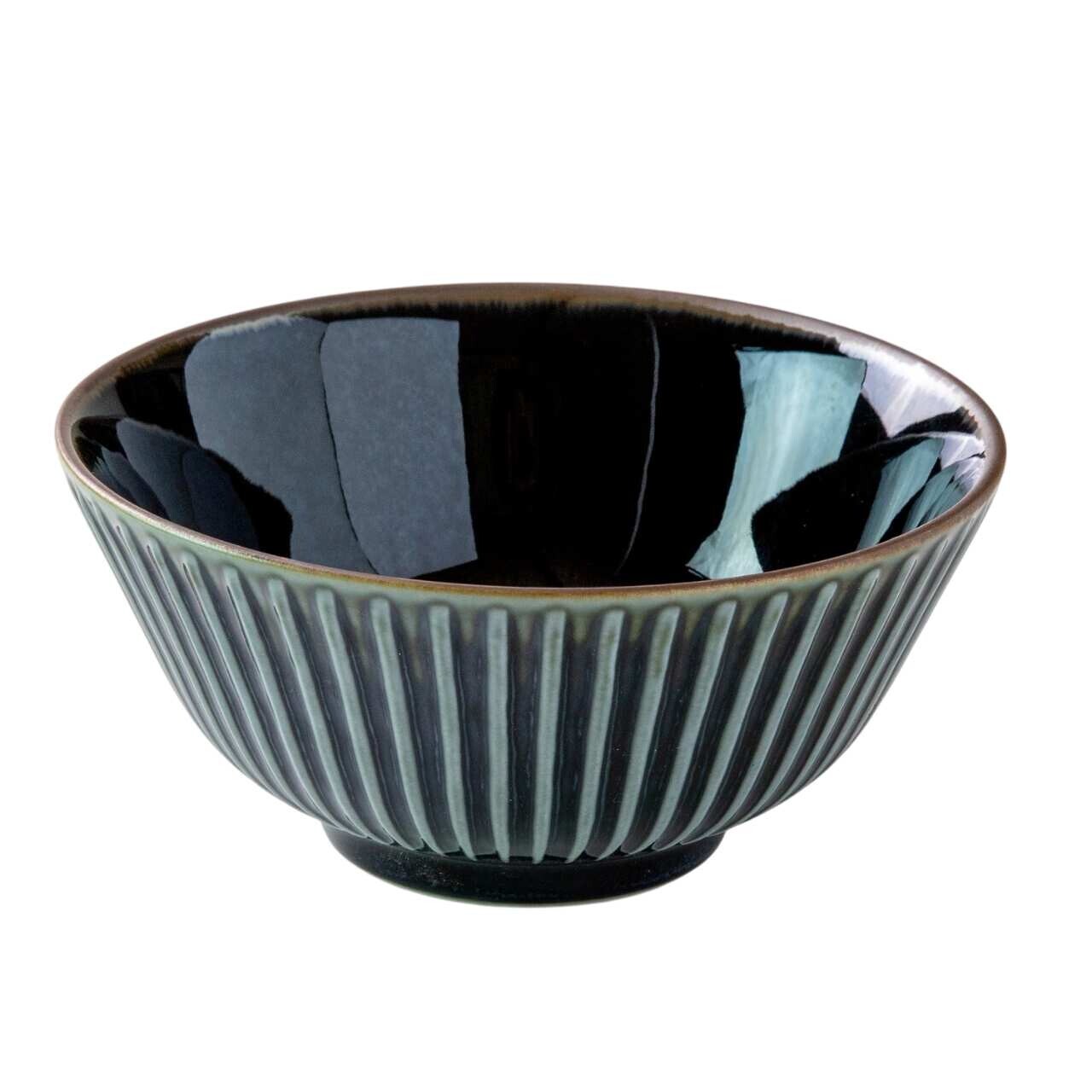Jedálenská miska NAVY SENDAN 14 cm, 500 ml, modrá, keramika, MIJ