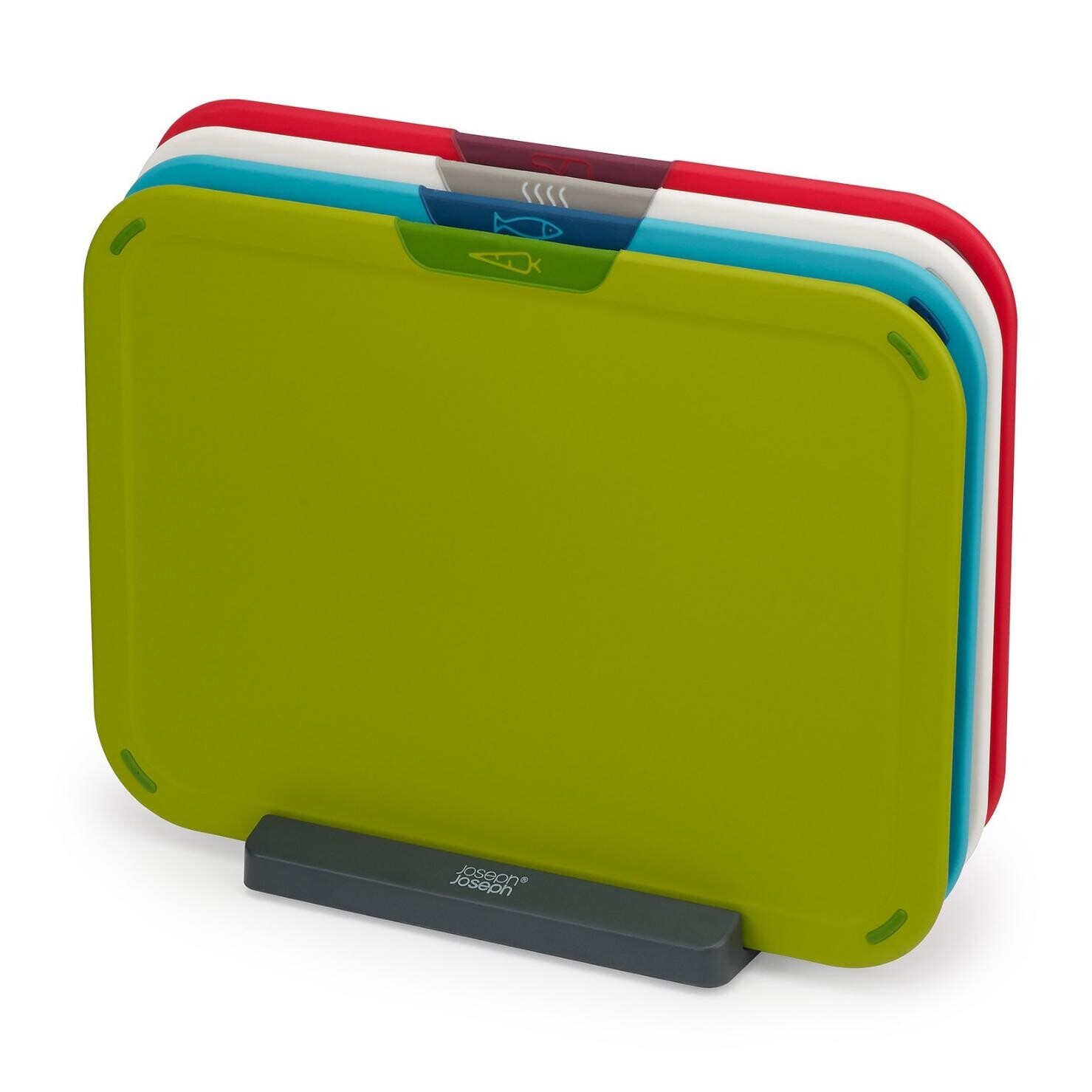 Doska na krájanie DUO ICON 60220 32 x 26 cm, sada 4 ks, plast, Joseph Joseph