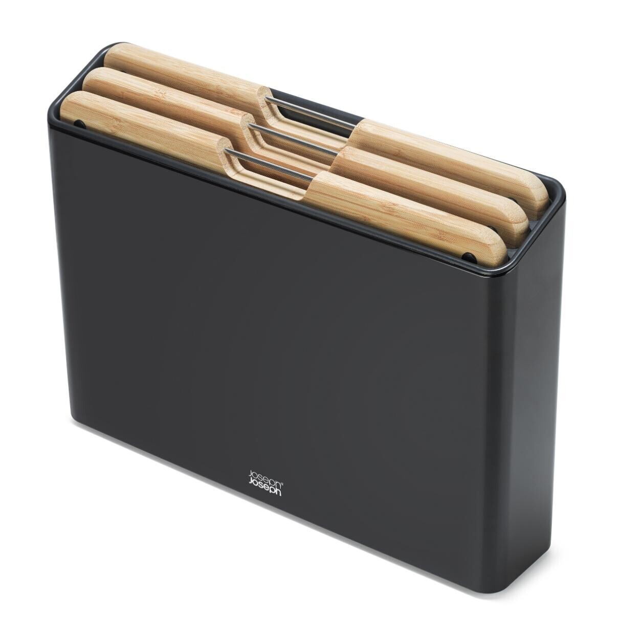 Doska na krájanie FOLIO 1000077 34 x 24 cm, sada 3 ks, bambus / nerezová oceľ, Joseph Joseph