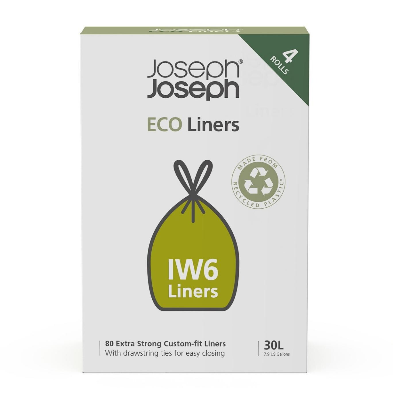Sáčky do odpadkového koša IW6 30143 30 l, sada 80 ks, Joseph Joseph