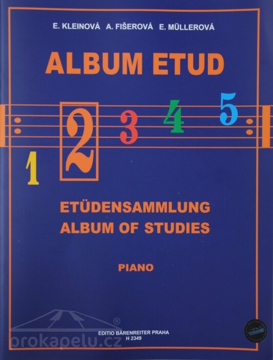 noty Baer Album etud II
