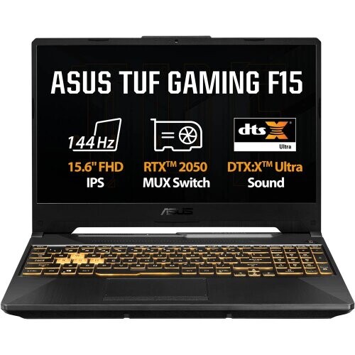 Asus Tuf Gaming F15 16GB/512GB SSD RTX 3050 4GB FX506HC-HN394W Graphite Black Čierny - Trieda B