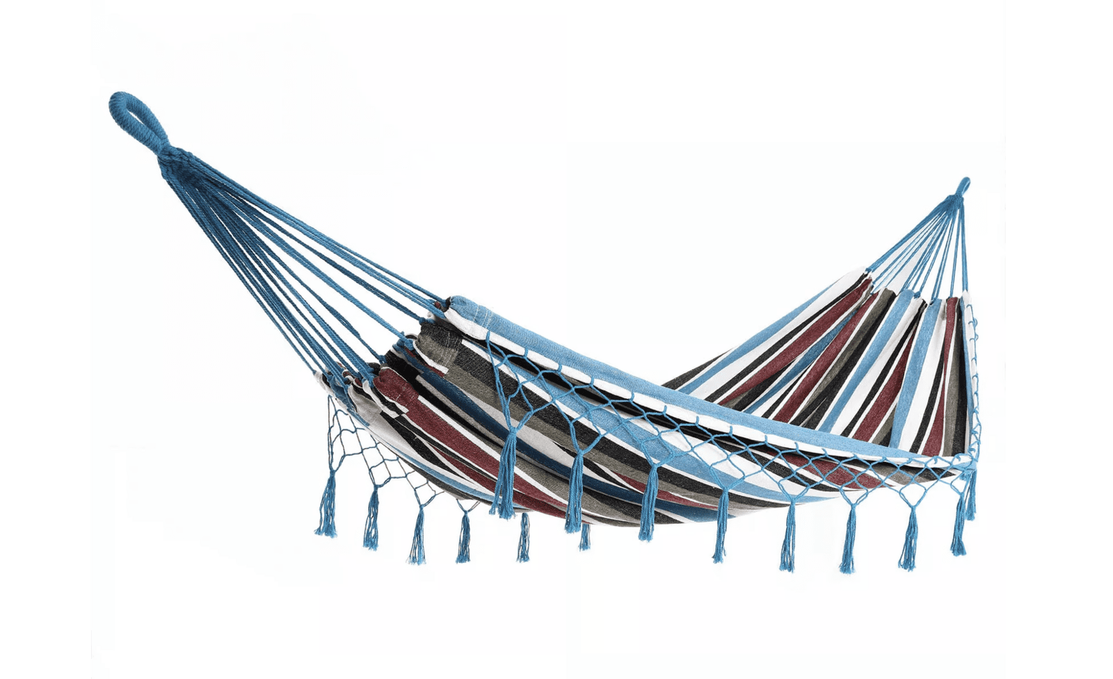 Houpací síť pro 2 osoby Finley 320x150 cm modrá