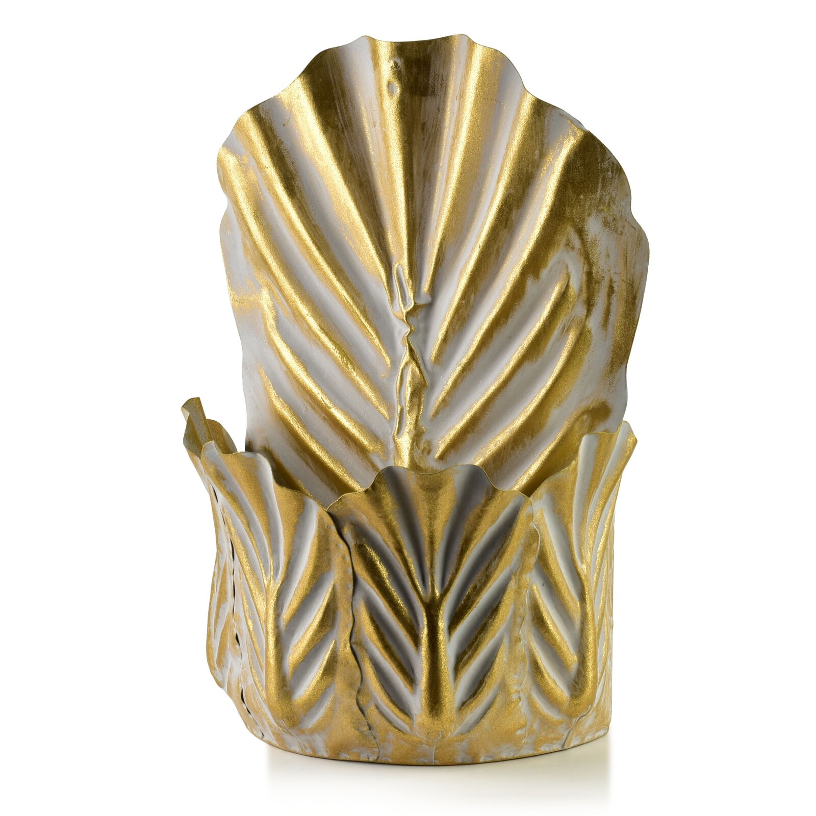 Květináč MARINA 24x14x36 cm zlatý