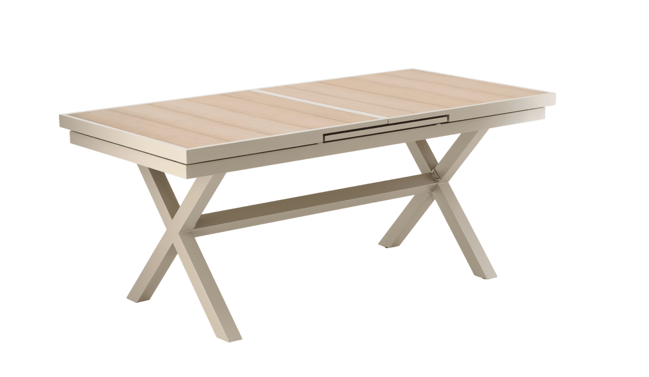 Rozkládací zahradní stůl Beasley 180/240 cm béžový