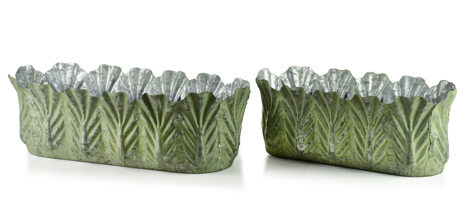 Sada 2 ks květináčů MARINA VIII zelená