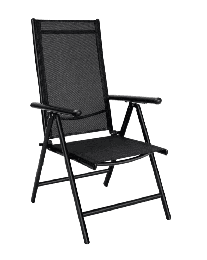 Sada 3 ks zahradních židlí Deesa antracitová