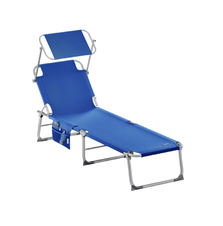 Skládací zahradní lehátko Beil modré