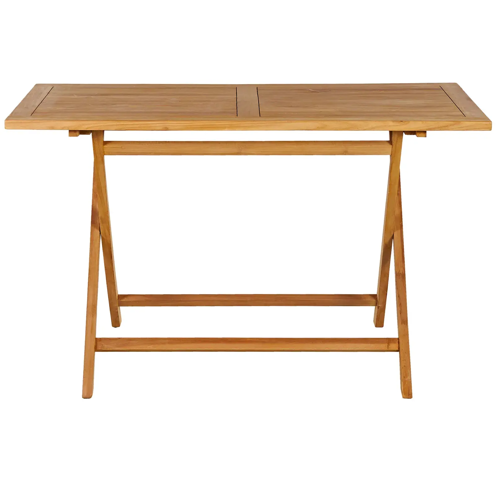 Skládací zahradní stůl BARIS 125 cm z masivu teak