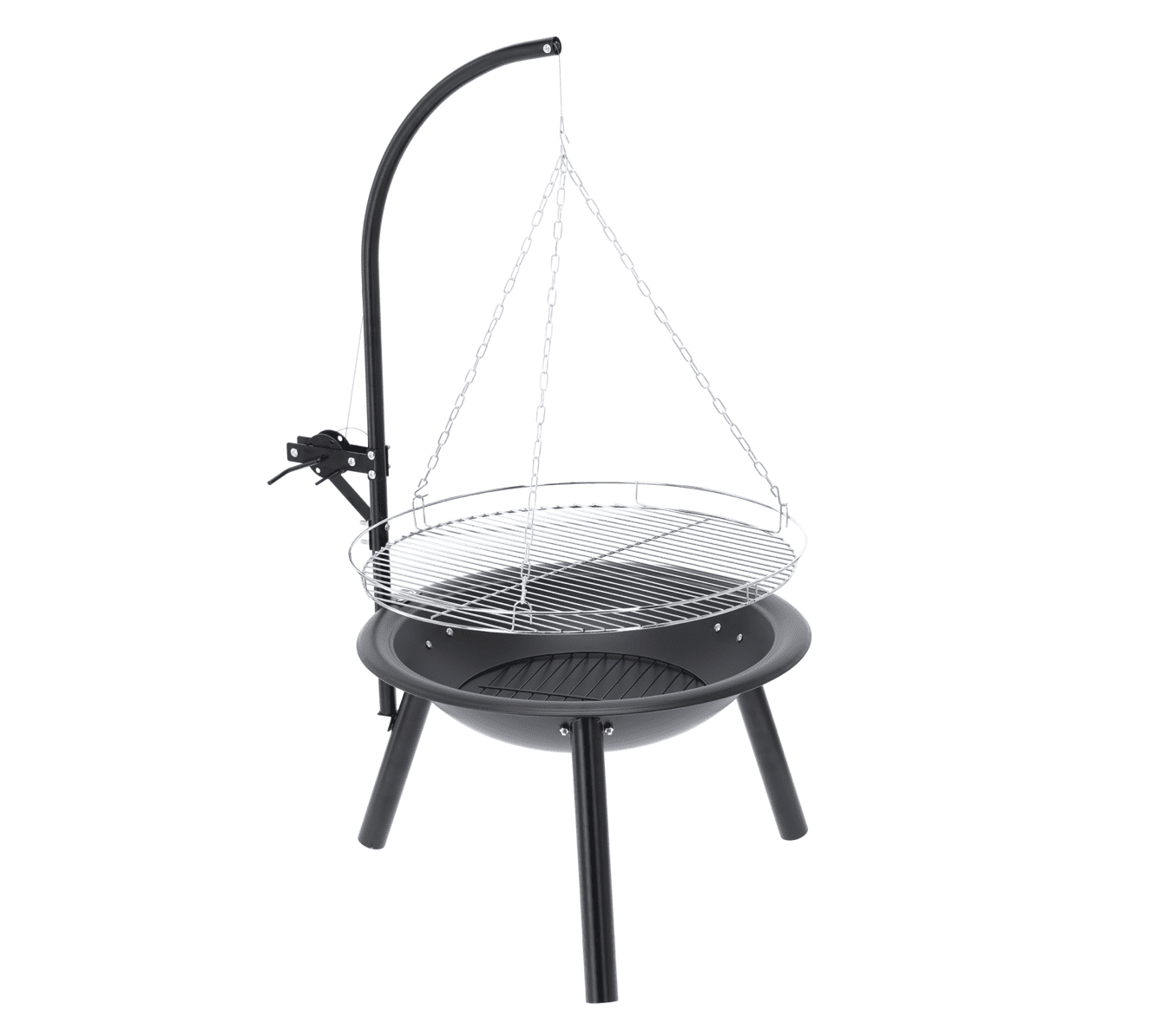 Zahradní gril AVA černý