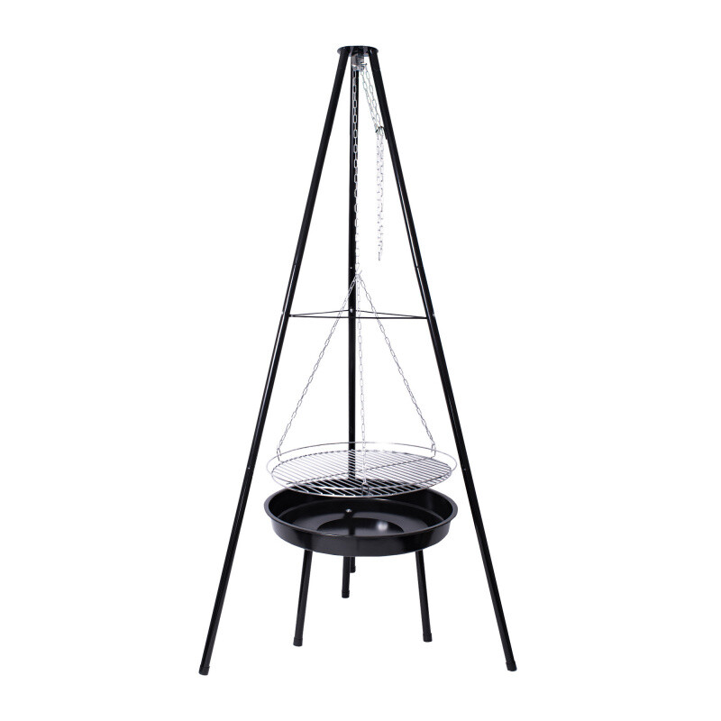 Zahradní gril HANGLE černý