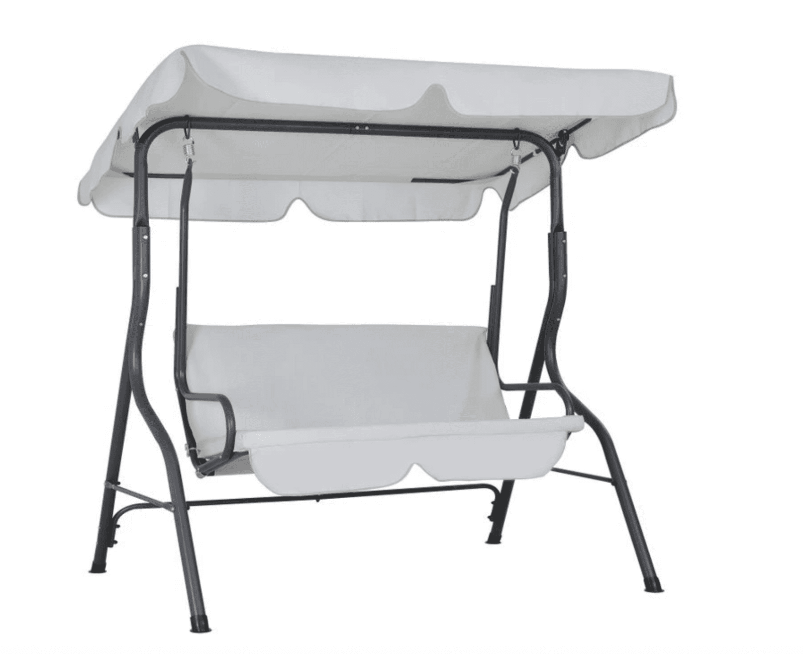 Zahradní houpačka CANOPS světle šedá