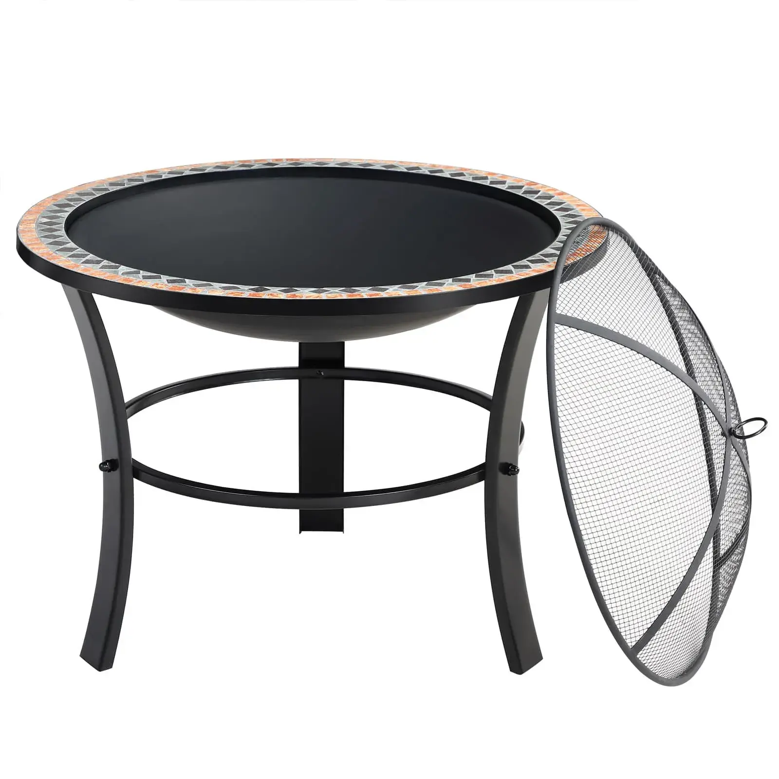 Zahradní ohniště Porter 76 cm černé