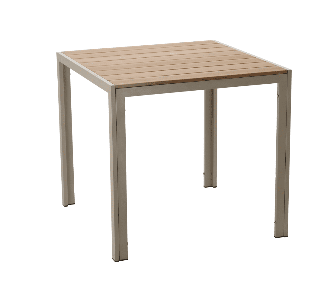 Zahradní stůl Devon 80 cm béžový