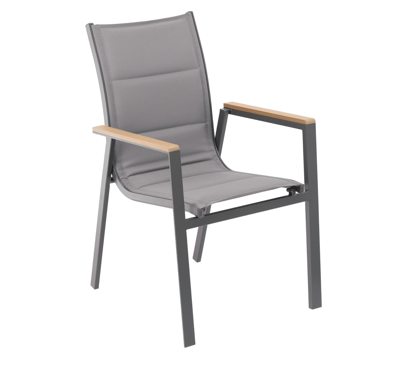 Zahradní židle Alumio tmavě šedá