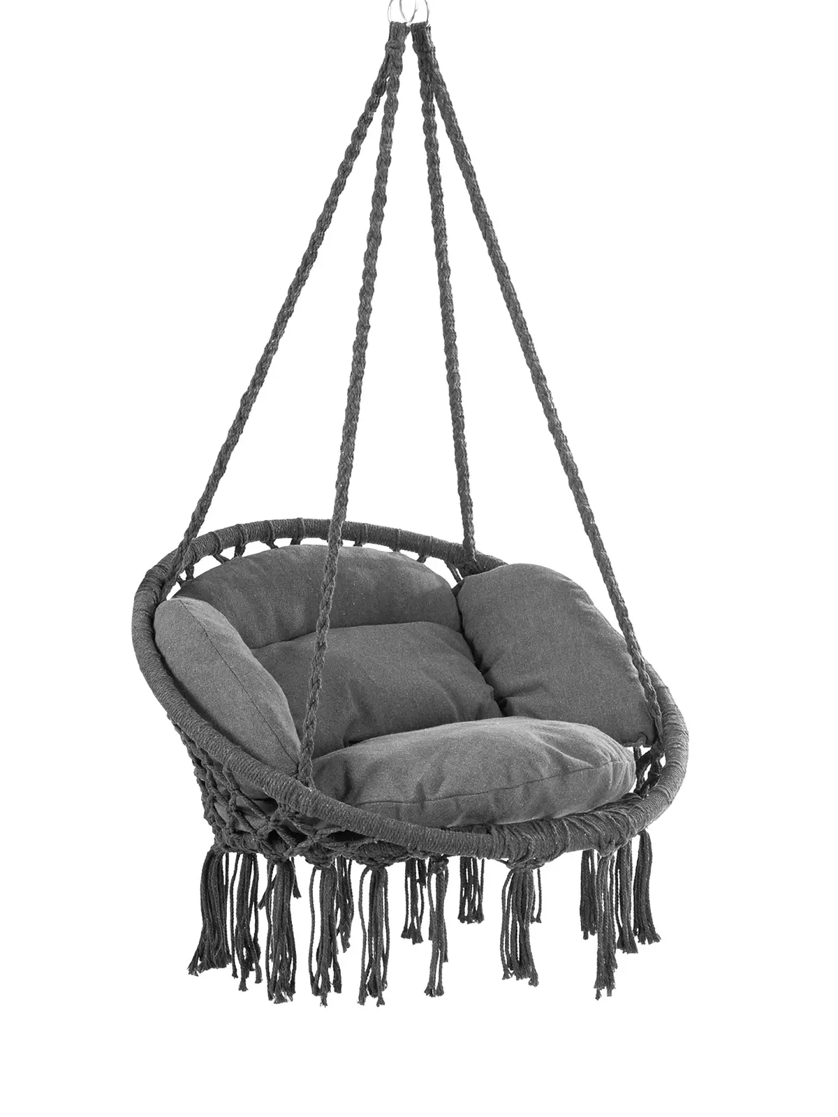 Závěsné houpací křeslo Kali antracit