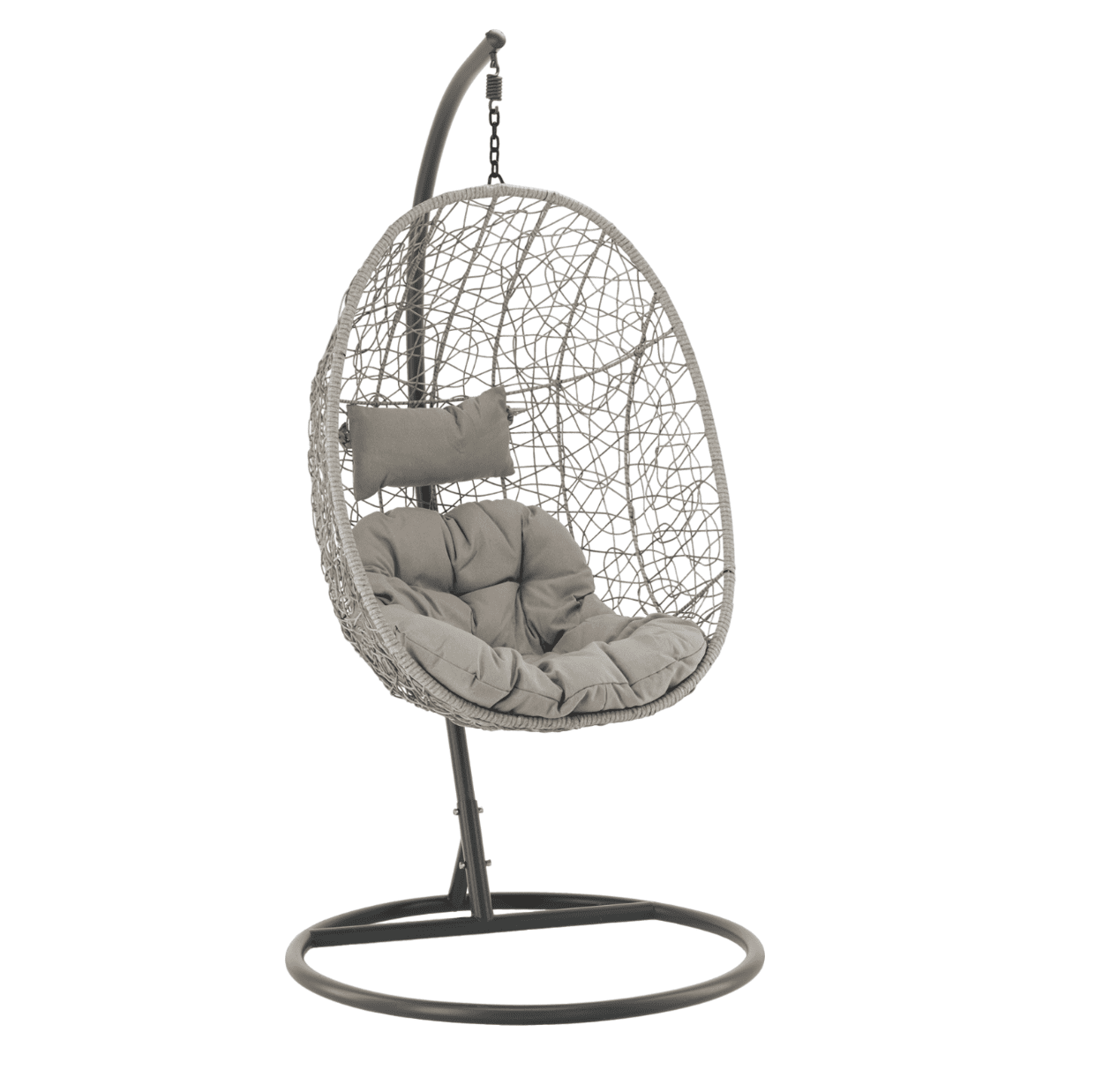 Závěsné houpací křeslo Token tmavě šedé