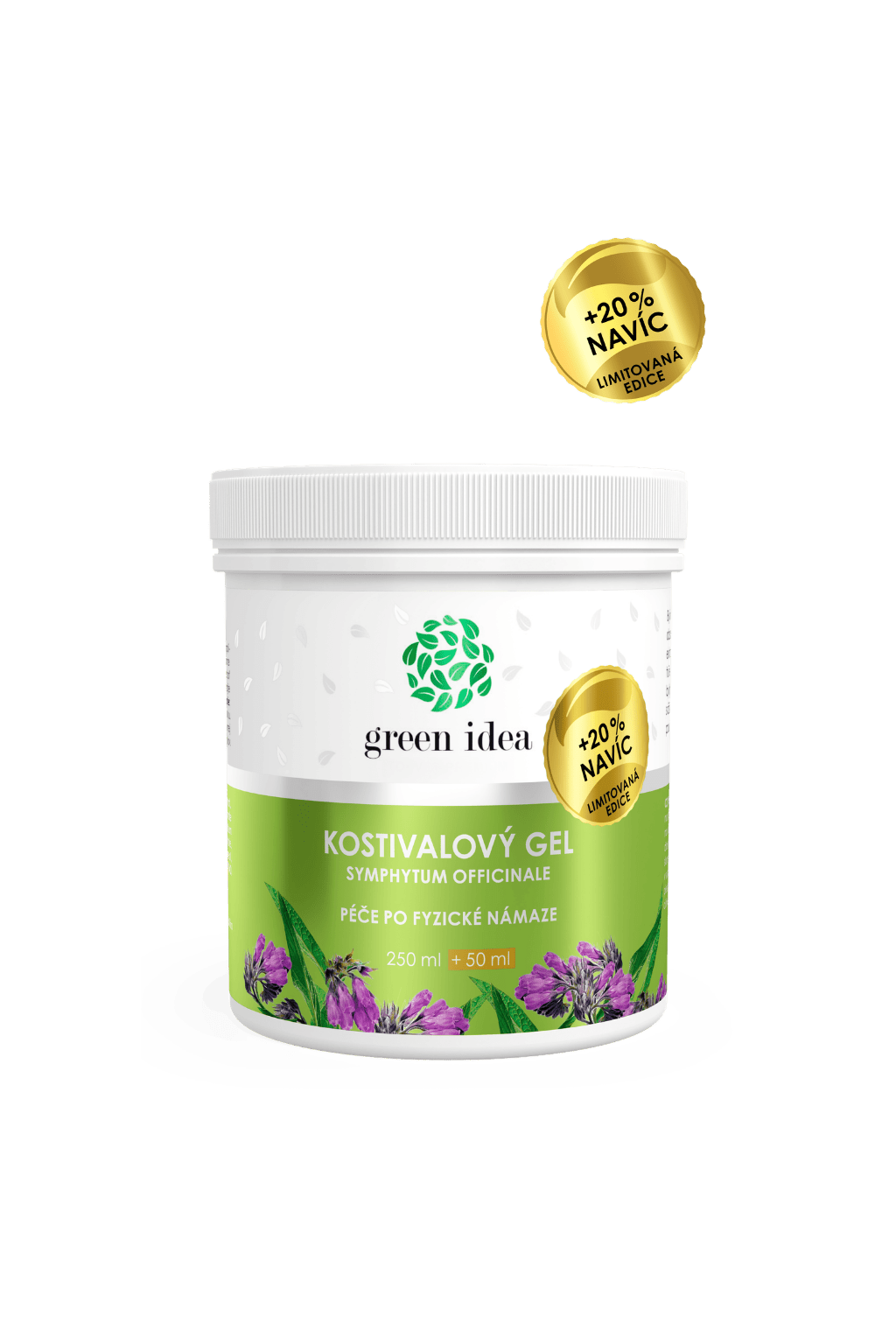 TOPVET Kostivalový masážní gel - limitovaná edice + 20 % NAVÍC