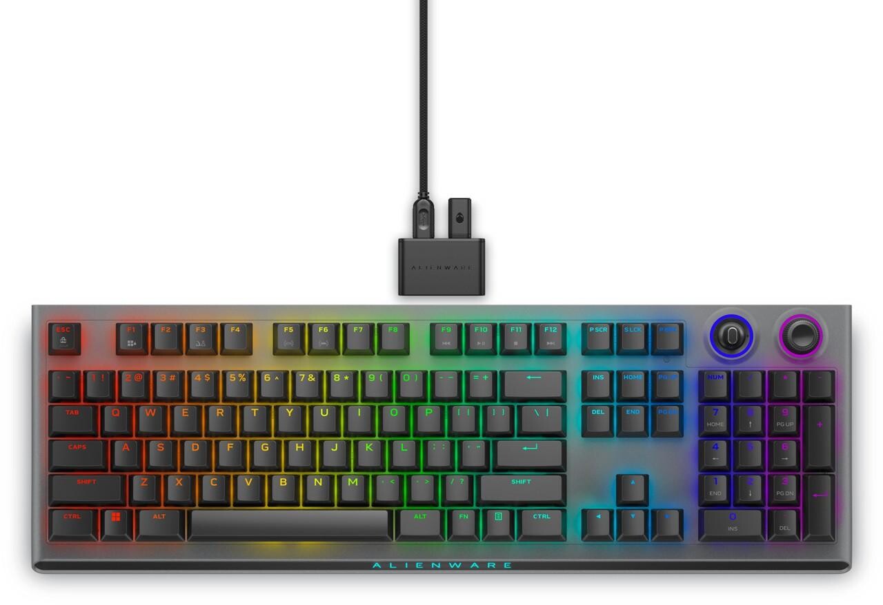 Dell Alienware AW920K/Bezdrôtová USB + Bluetooth/Čierna