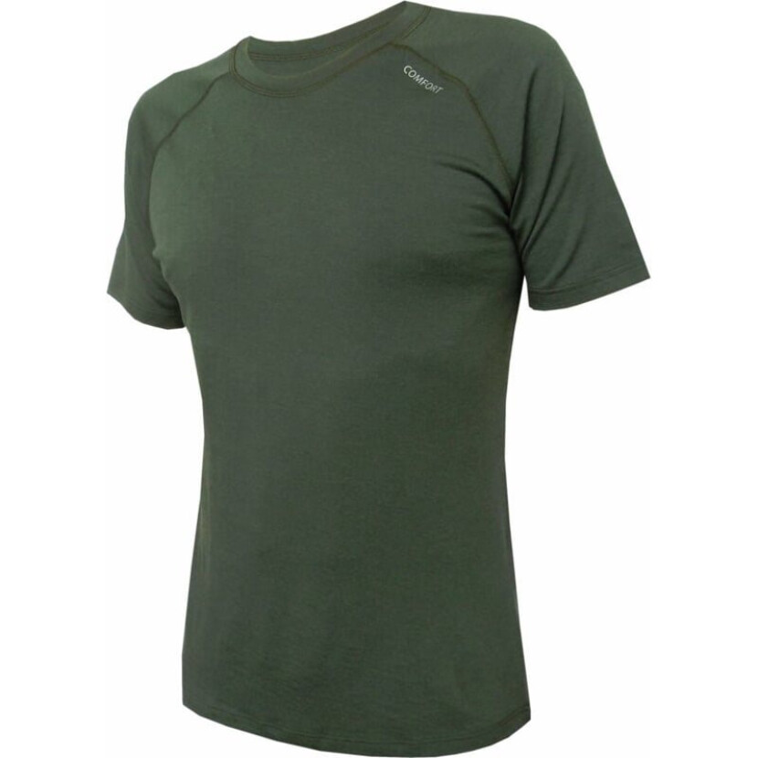 Tričko funkčné vlnené s krátkym rukávom Jitex Ibrit - olivové, L