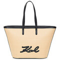 Veľká nákupná taška/Nákupná taška Karl Lagerfeld K/SIGNATURE RAFFIA MD TOTE