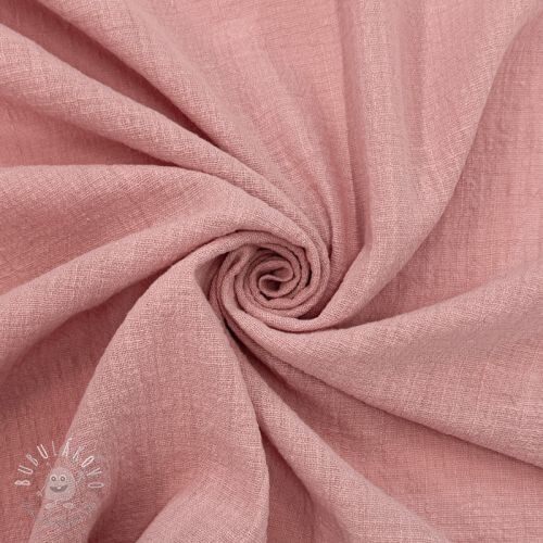 Bavlnená látka SLUB WASHED old rose