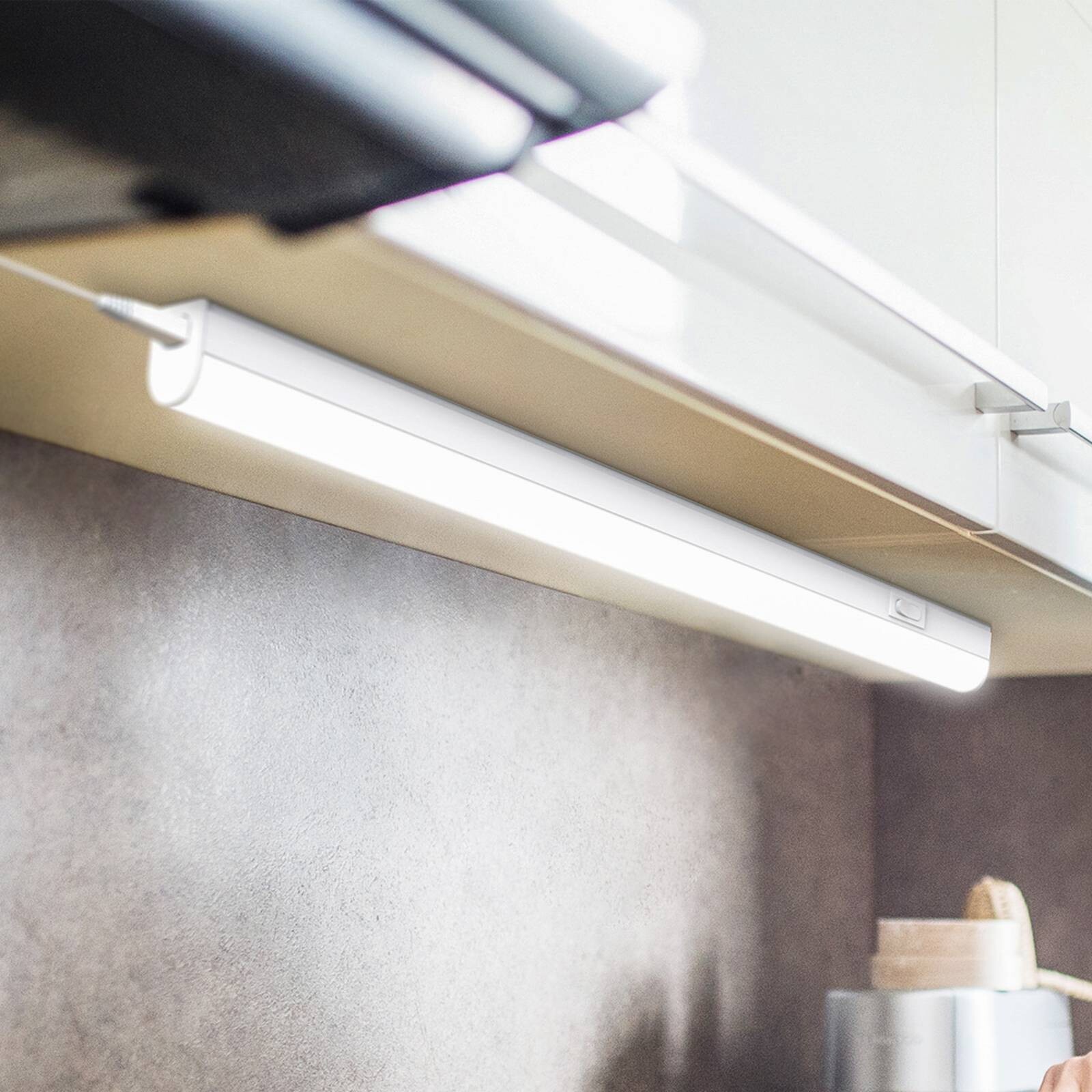 LED podskrinové svietidlo Xaver, dĺžka 87,3 cm, sada 2 ks, 4000 K