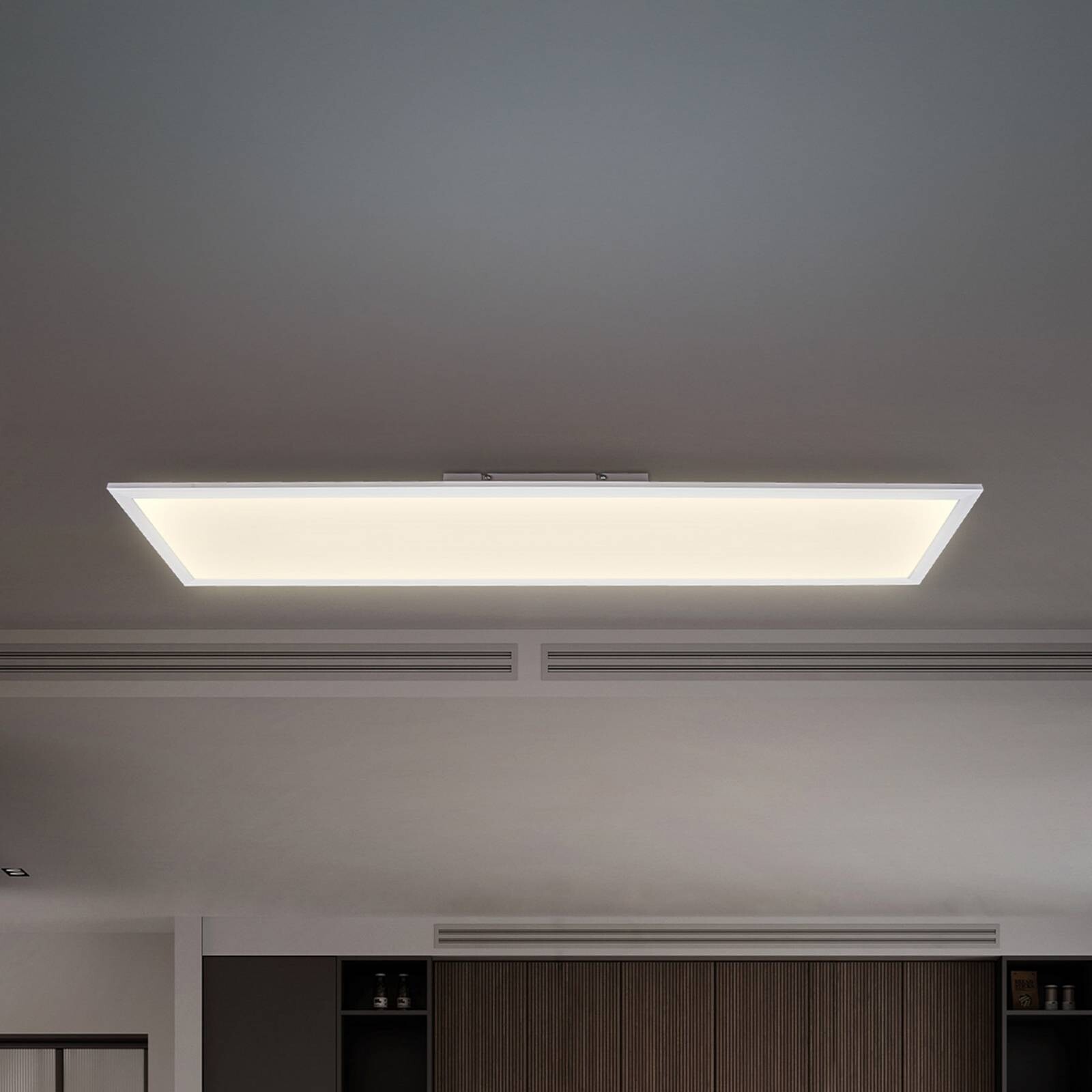 LED panel Brian CCT, biely, 100 x 25 cm, diaľkové ovládanie