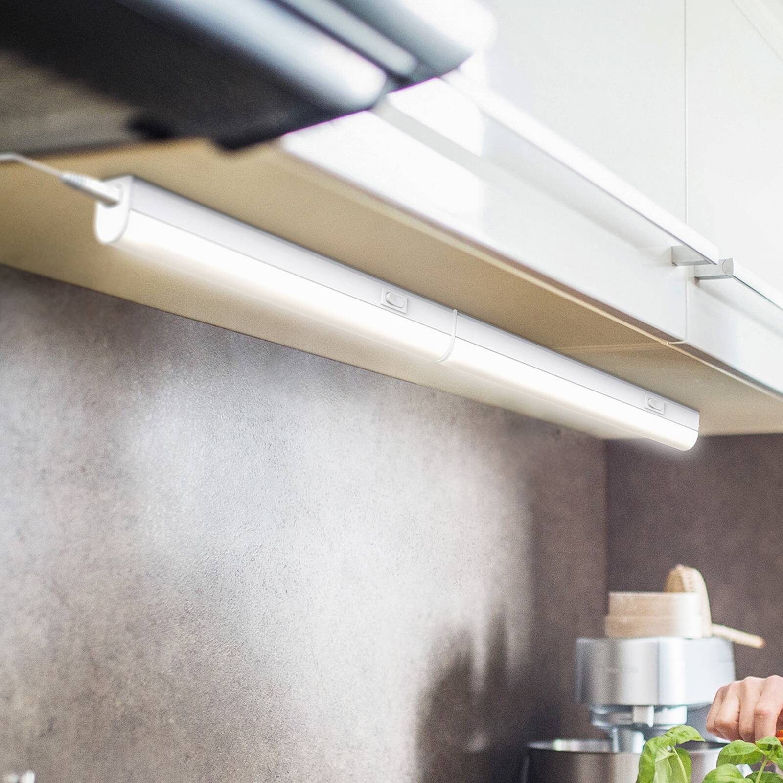 LED podskrinové svietidlo Xaver, dĺžka 57,3 cm, sada 2 ks, 4000 K