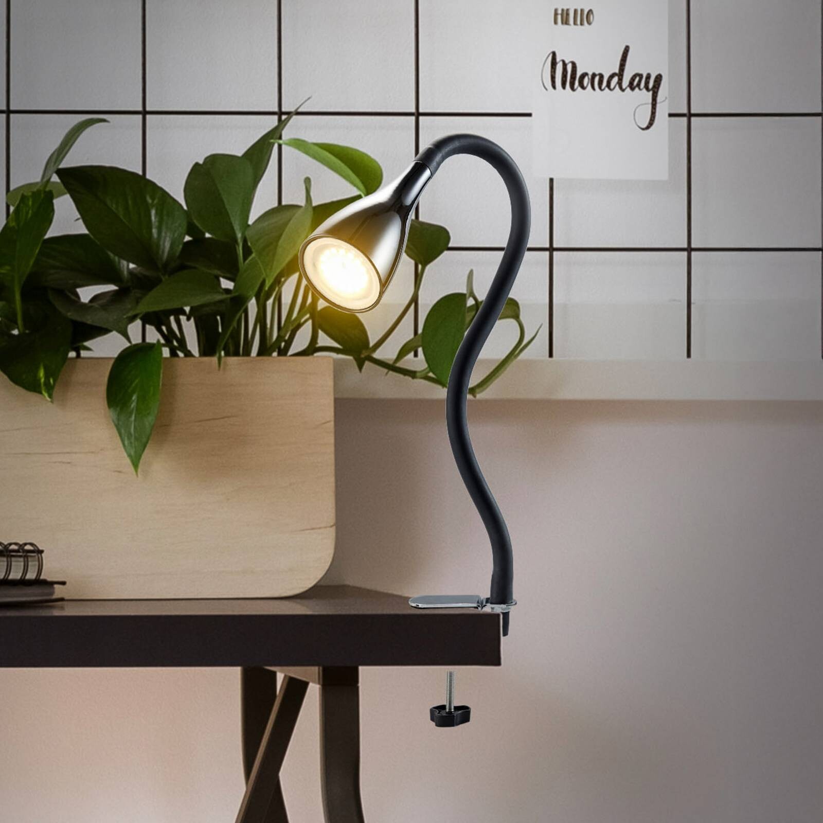 Svietidlo Lauri, čierne, 3-stupňové stmievateľné, GU10 LED 3 000 K