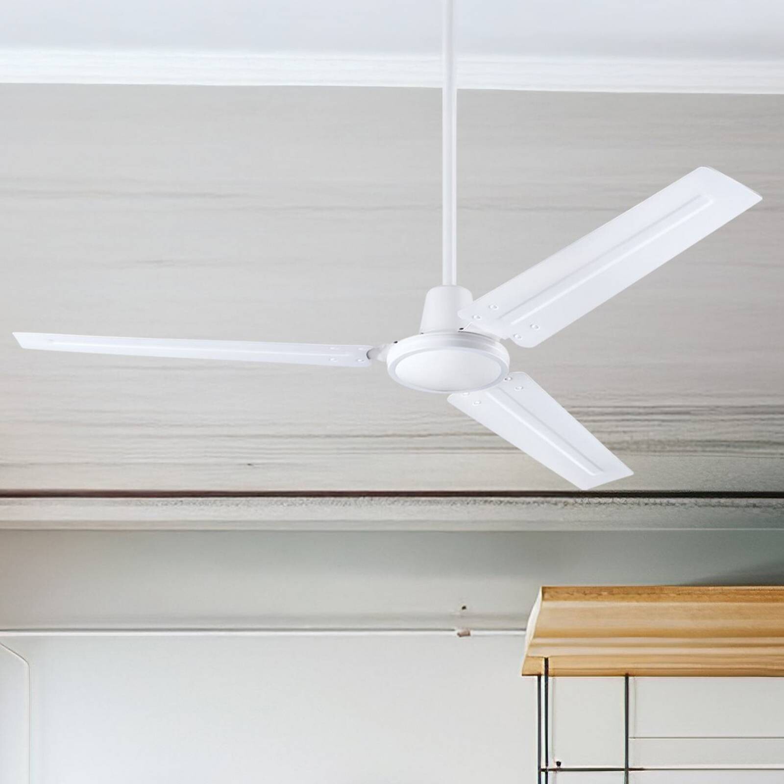 Stropný ventilátor Westinghouse 7316740, biely, DC, Ø 142 cm