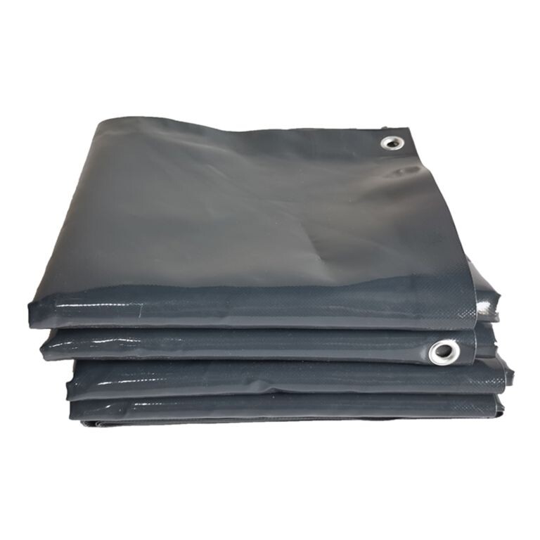 JAGO Plachta 650 g/m², hliníkové oká, antracit, 4 x 7 m