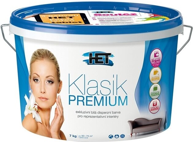 KLASIK PREMIUM Farba pre reprezentatívne priestory (biela, 4 kg)