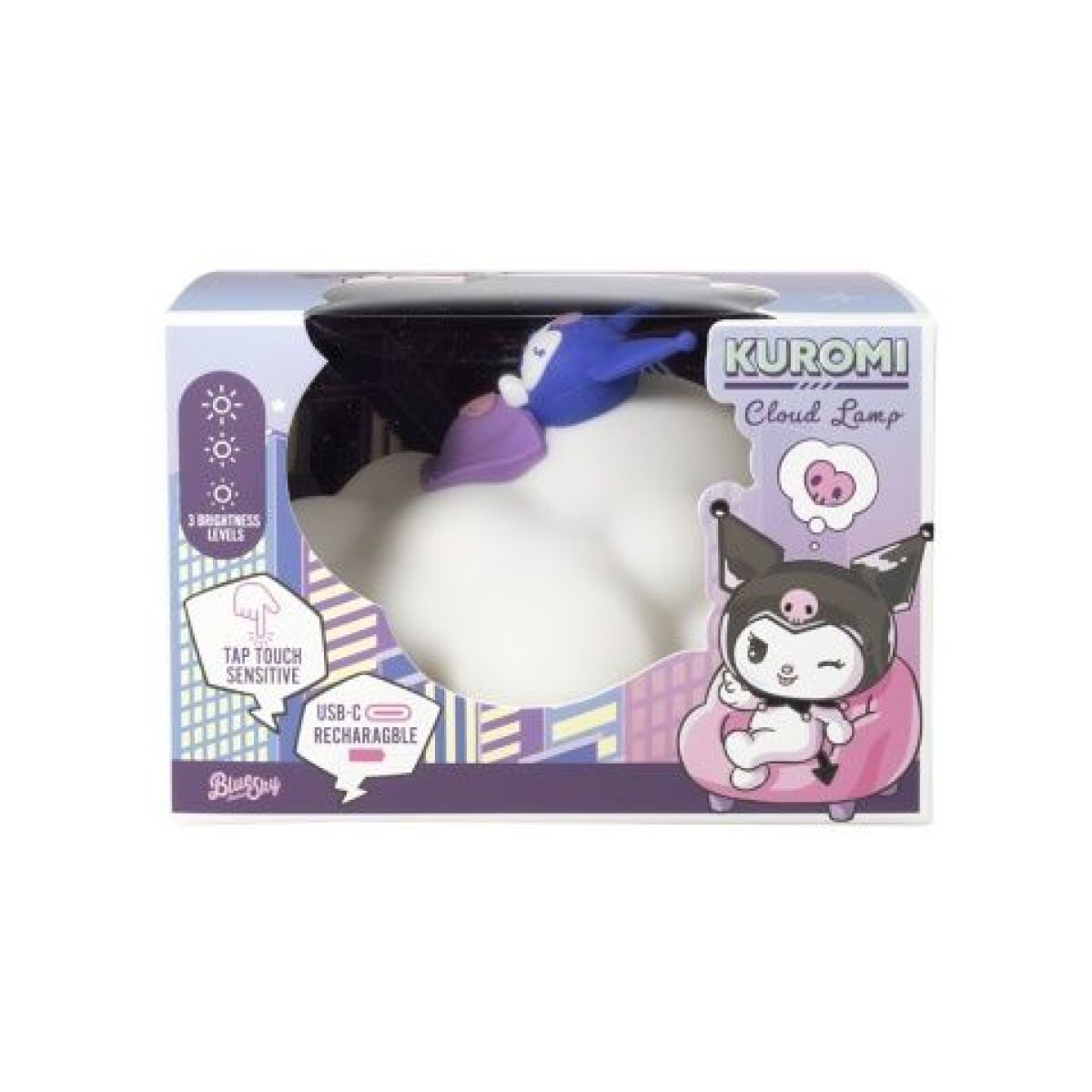 Kuromi dotyková lampa veľká - obláčik