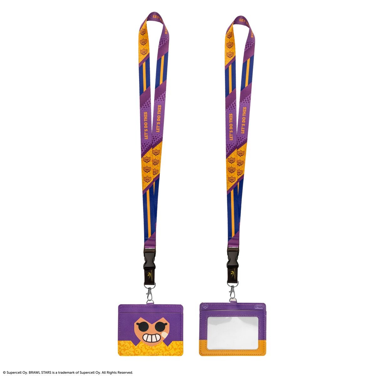 Cinereplicas Brawl Stars šnúrka na krk s puzdrom na kartu Shelly