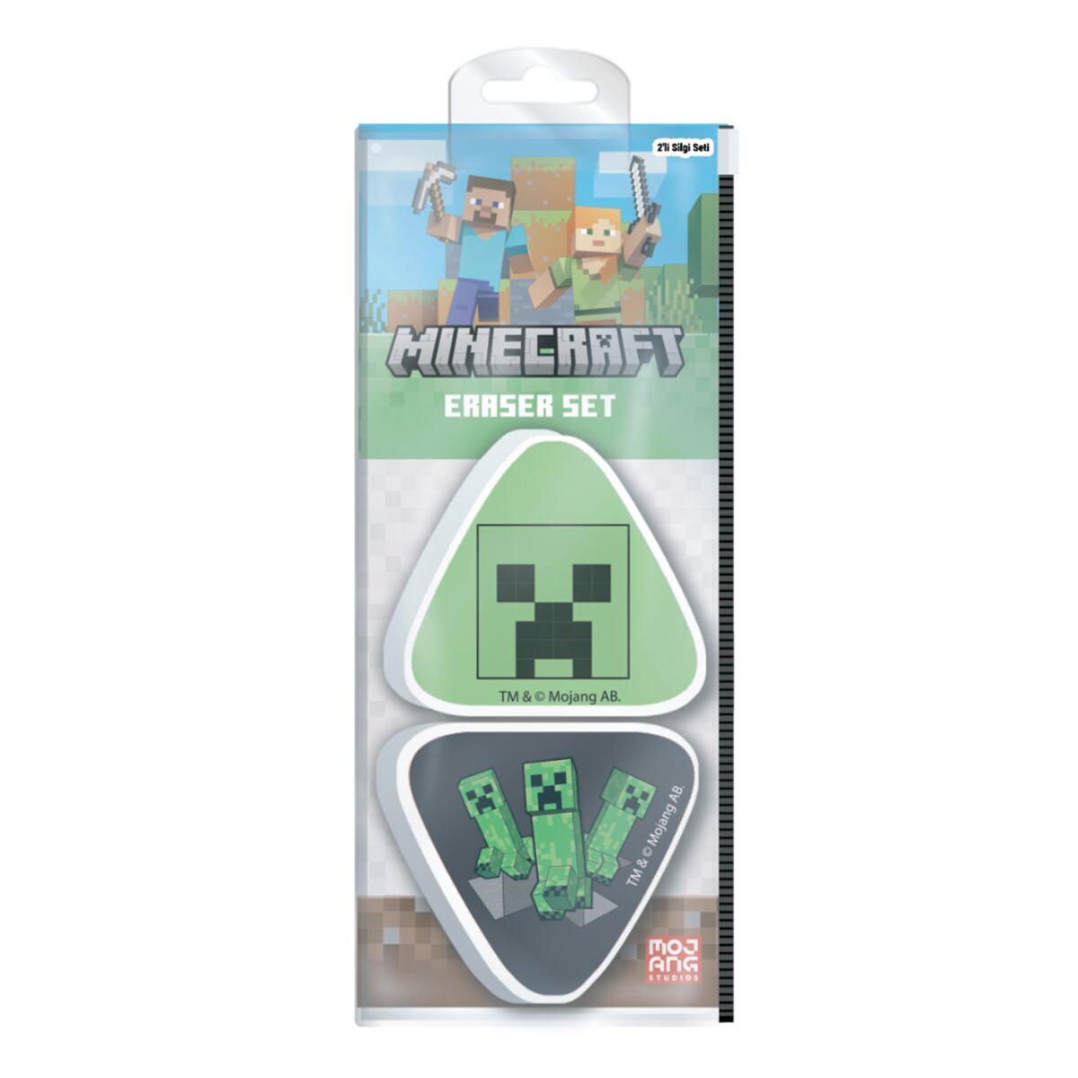 Pyramid International Minecraft set gúm (Creepers)