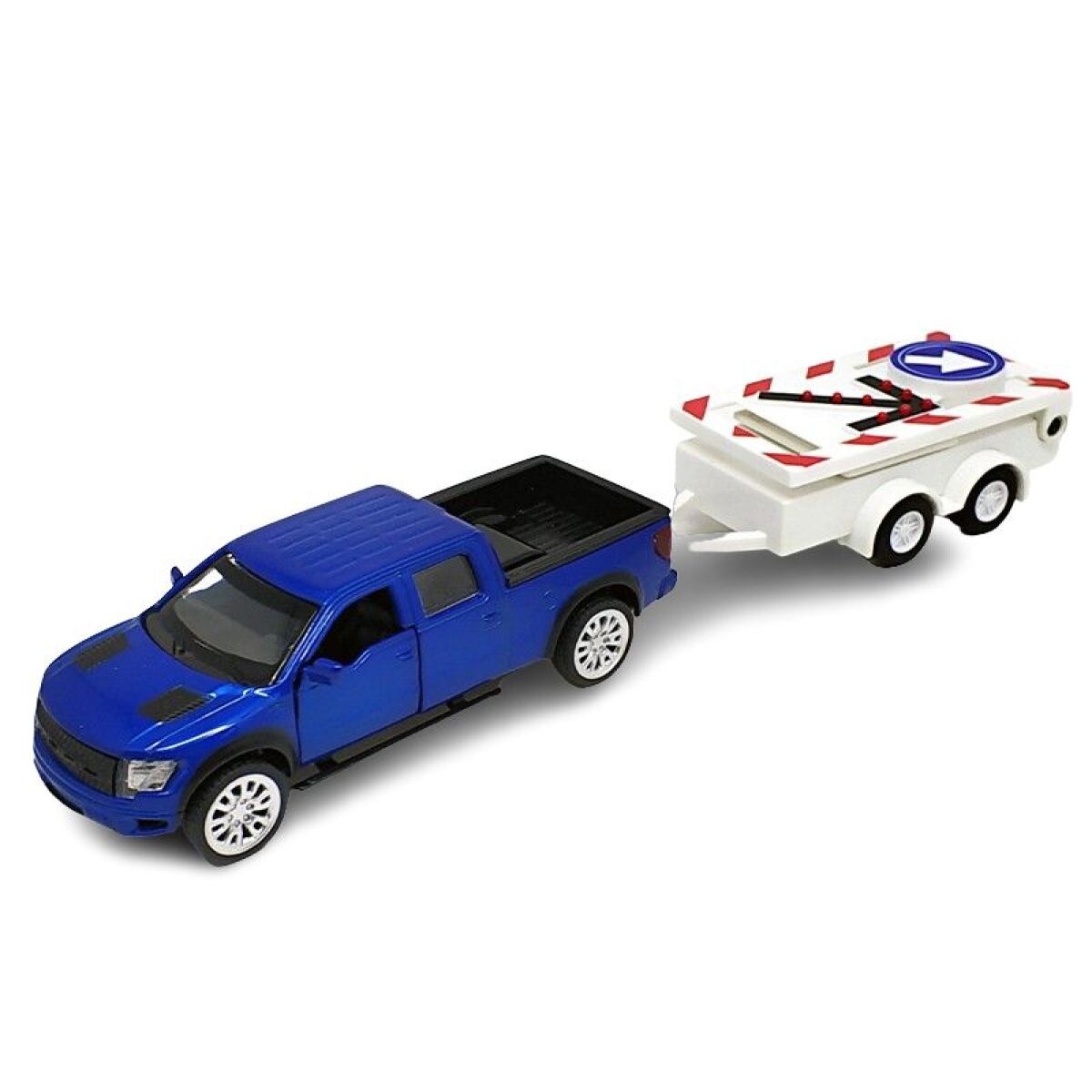 Sparkys 1:52 Ford F-150 SVT Raptor s cestným výstražným vozíkom