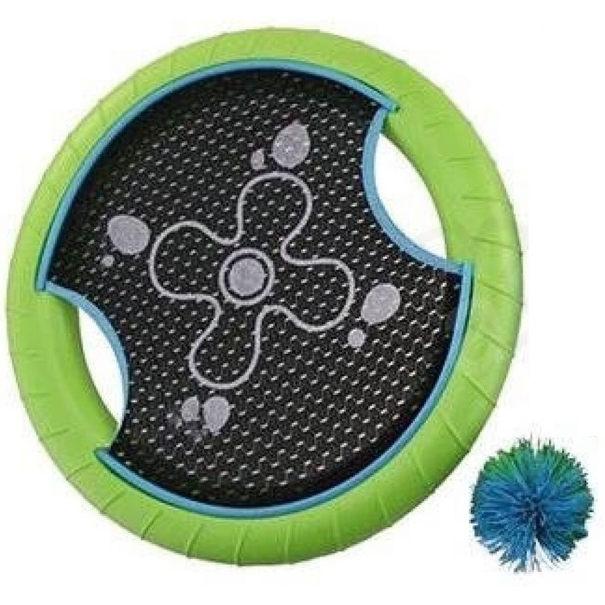 Phlat disc s loptičkou modrý