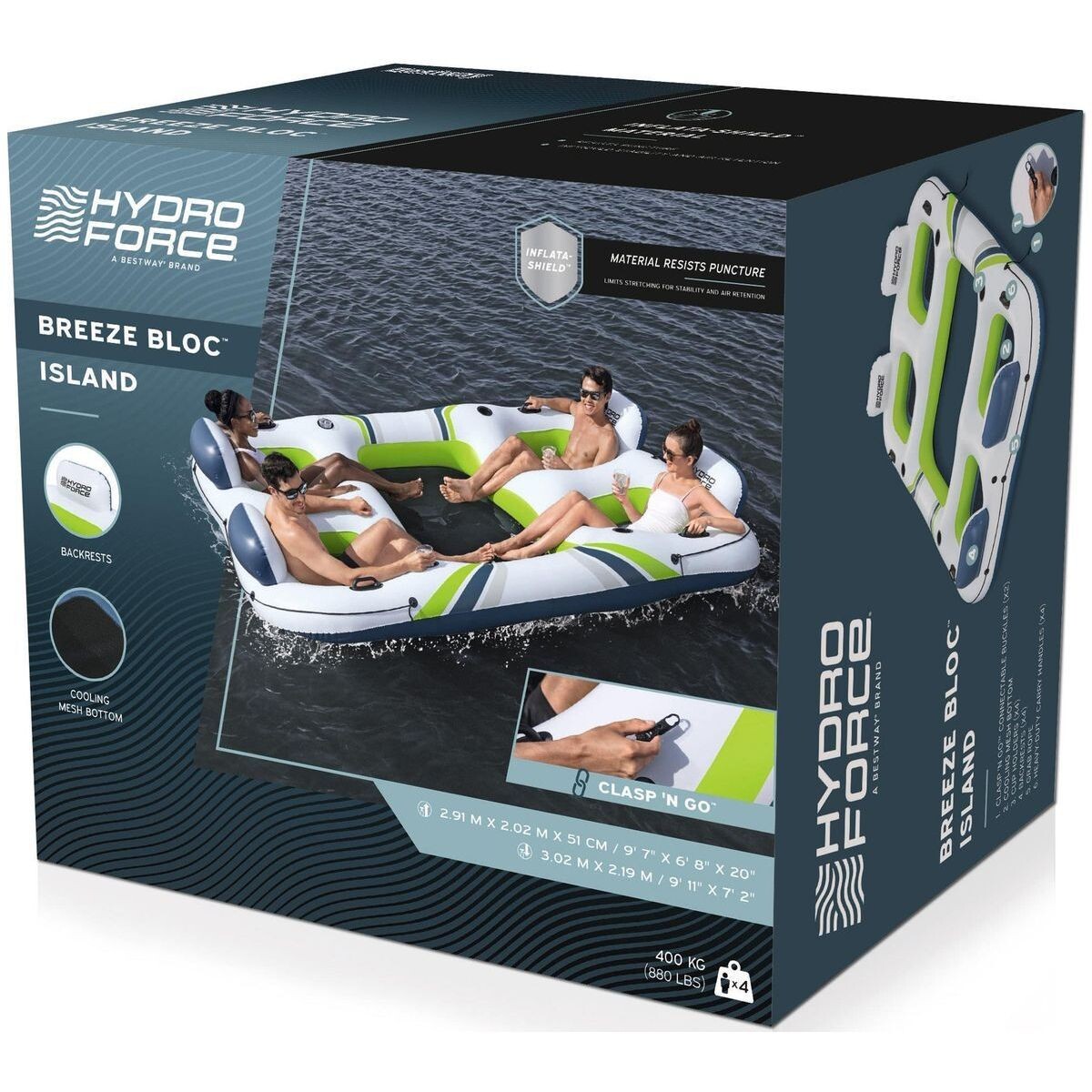 Bestway Nafukovací ostrov 291x202x51 cm