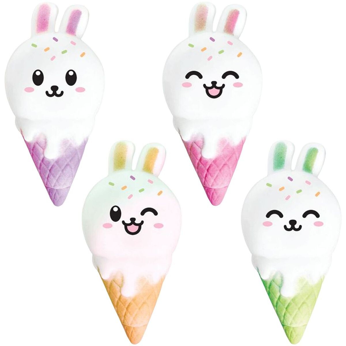 Alltoys Stláčacia králičková zmrzlina s tvárou